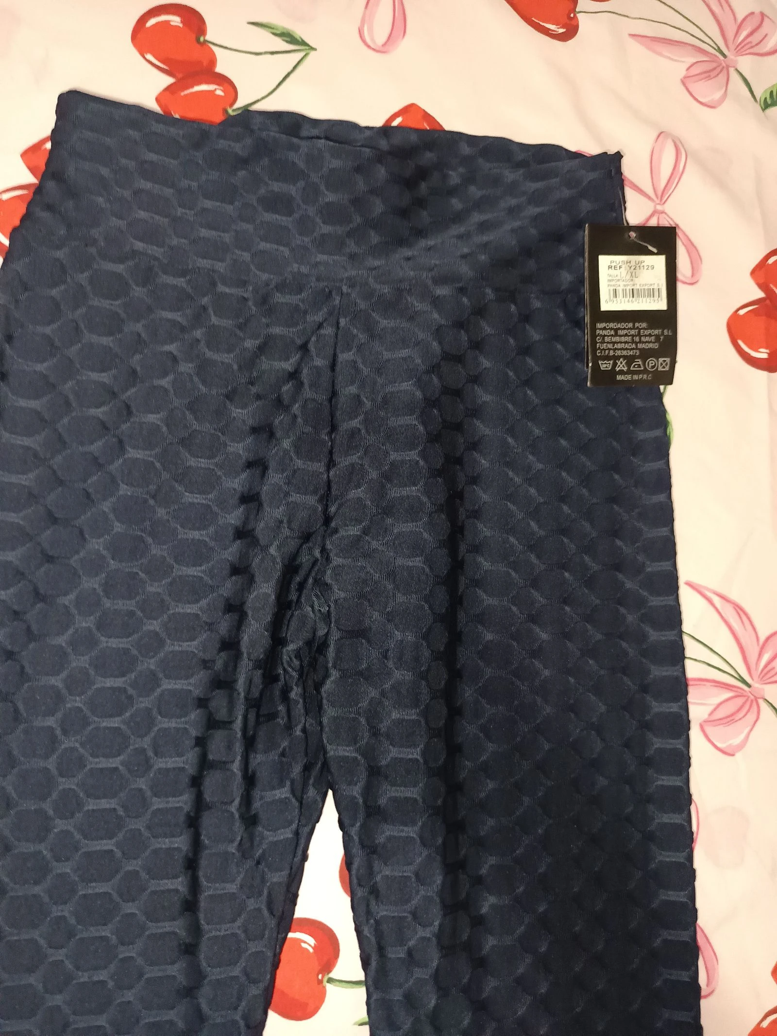 Blauwe Push Up Bijenwas Leggings - Maat L/XL (Nieuw) – photo 2